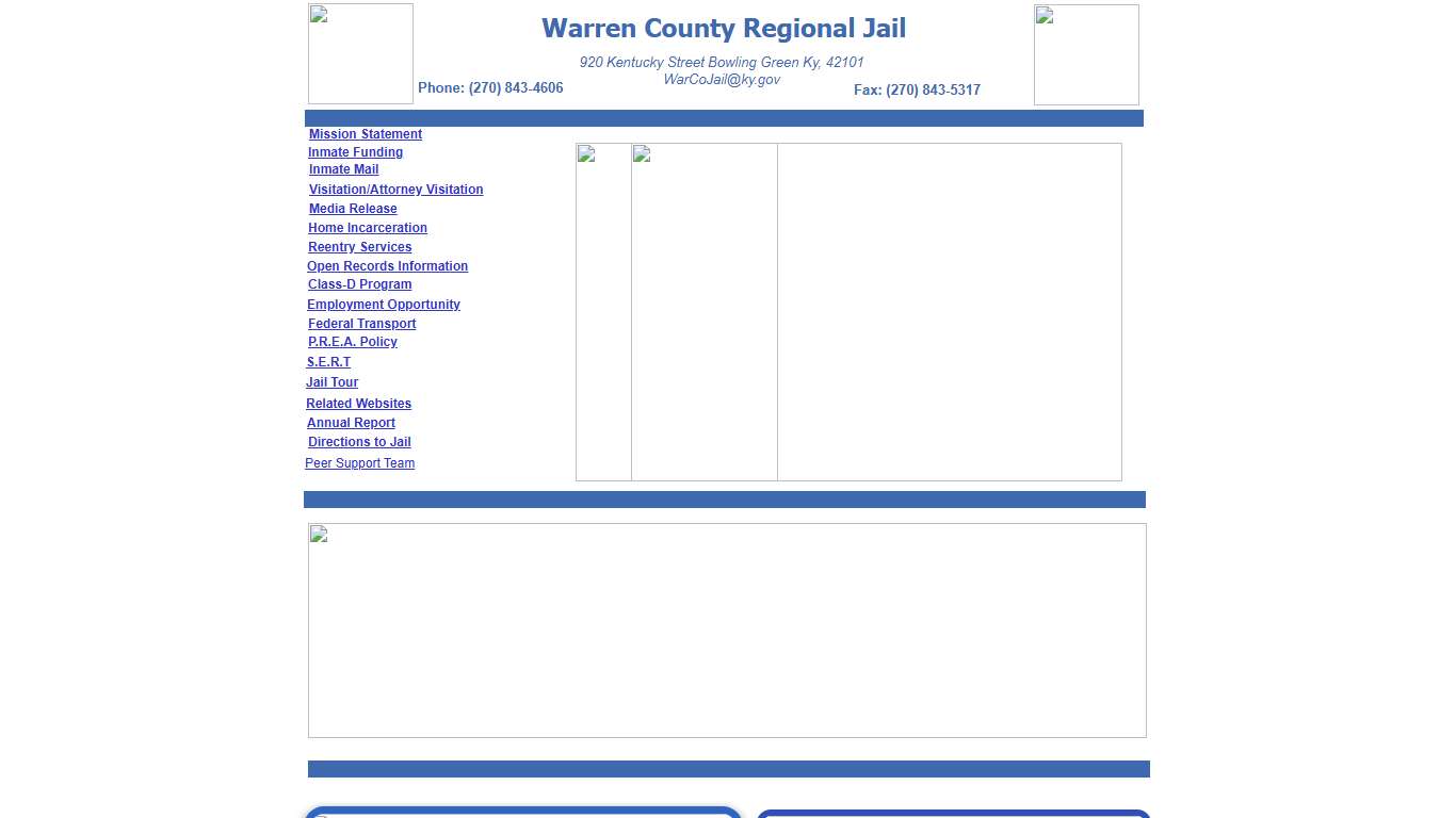 Warren County Regional Jail Home Page